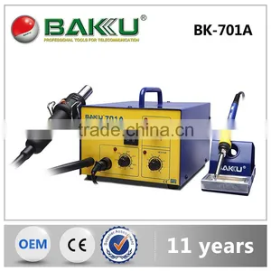 2 in 1 Rework Station Heat Air Gun With Solder Iron BK701A BAKU New Design thumbnail-1