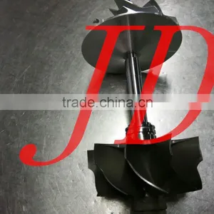 GT37 Turbocharger Compressor Wheel and Single Axle thumbnail-1
