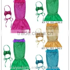 2016 Kaiya Cheap Mascot Carnival Bikini Costumes Swimming Baby Mermaid Costumes thumbnail-5