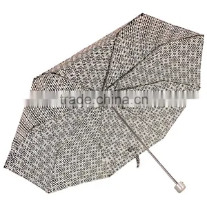 21inch High Quality Manual Open Flora Patern 3 Fold Umbrella thumbnail-3