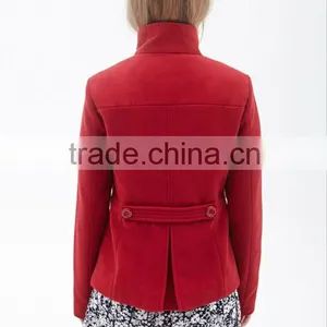Turkish Woman Coat With Woolen Blended Fabrics Women Fashion Coats 2015 thumbnail-3