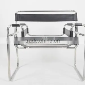 Germany Designer Marcel Breuer Wassily Chair Stainless Steel Tube Wholesale thumbnail-1