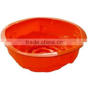 Round Rose Design Cake Mold Pan Bread Chocolate Pizza Bakeware Tray Silicone Mould thumbnail-3