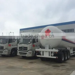 New Design Customized Best Sell Super Quality BPW 3 Axle 58.5m3 Lpg Tanker Trailer Truck thumbnail-2