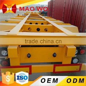 MAOWO Low Price 40ft 3Axle Skeleton Semi Trailer For Hot Sale thumbnail-6