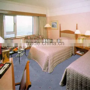 Blue Color Wilton Carpet for Hotel Guestroom thumbnail-1