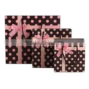 Luxury Pink 3pcs Set Paper Bag thumbnail-1