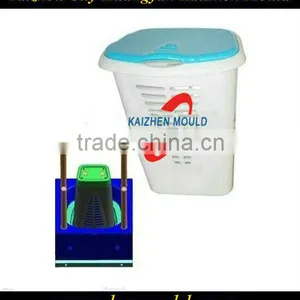 Plastic Wastebin Injection Mould/Moulding Suplier in Taizhou thumbnail-1