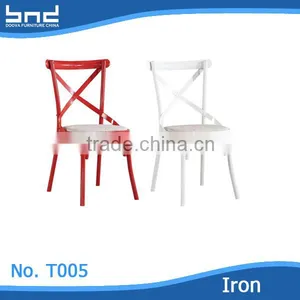 Wholesale Modern Iron Bistro French Dining Chair thumbnail-3
