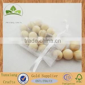 Wholesale Natural Pine Wood Ball Gift Wood Ball thumbnail-1