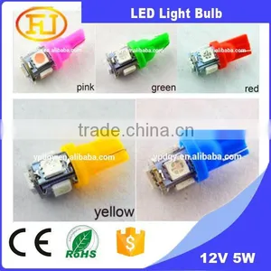 High Quality T10-5SMD-5050 Auto Led Bulb T10 thumbnail-2