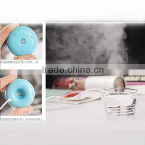 Factory Supply Cheap Creative USB Doughnut Humidifier for Promotional Mini Portable Humidifier/ Usb Desktop Air Humidifier thumbnail-4