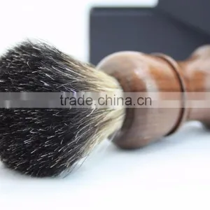BRAND NEW - 100% PURE BADGER HAIR SHAVING BRUSH - Rose Wood Wooden Brush thumbnail-2
