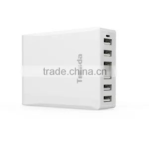 Trusda Desktop Universal Portable 6 Ports USB Wall Charger With OEM Power Bank Manufacturer thumbnail-3