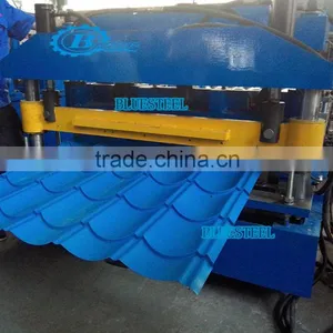Glazed Tile Metal Roofing Sheet Roll Forming Machine thumbnail-1