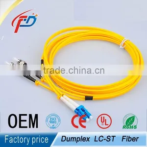 Singlemode Duplex 2 Cores LC/ups-ST/ups Fiber Optic Patch Cord in Communication thumbnail-1