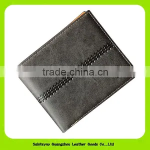 16917 Geometrical Designer Security Leather Wallets for Men Personalized thumbnail-1
