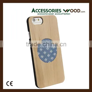 Wood Case Cover for Phone Customized Wood +leather Case for All Types Phone thumbnail-2