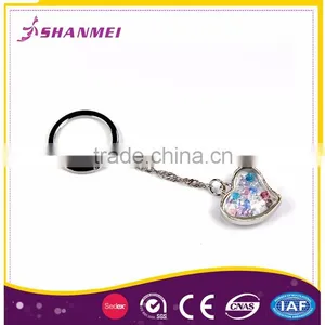 OEM Acceptable High Quality Discounted Price Cheap Fashion Heart Shape Keychain thumbnail-2