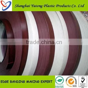 Good Quality Wood Grain Kitchen Cabinet Pvc Edging Strip Trimming for Mdf thumbnail-5