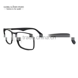Simplicity Design Rectangle Eyeglasses Full Rim Optical Frame for Men Metal Eyewear Spectacle Glass SE763 thumbnail-1