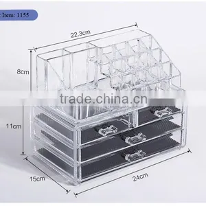 Customize Clear Acrylic Stroge Case Makeup Organizer Cosmetic Case thumbnail-1
