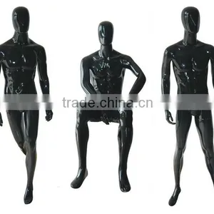 2014 Fashion Fiberglass Black Male Mannequin Male Sport Mannequin HZ-855 thumbnail-1