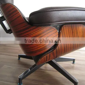 CAL 117 Fireproof Standard Top Grade Brown Leather Recliner Chair With Rosewood thumbnail-5