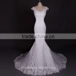 2016 China Factory High Quality Mermaid Wedding Dress for Bridal thumbnail-1