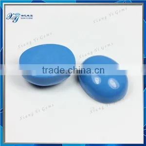 8x10mm Favorable Prices Turquoise Stone Beads Oval Shape Cabochon Turquoise Stone thumbnail-1