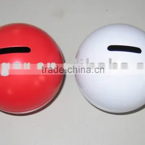 X-mas Ball Tin Coin Bank ,money Box, Christmas Ball Tin thumbnail-1