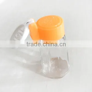 Pagoda Shape Glass Herb Bottle With Snap-lids Cover thumbnail-2