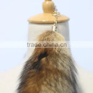 Wholesale Fashion Fox Tail Fur Key Chain From China thumbnail-4