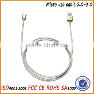 Aluminum Foil Shiled OD4.0 Custom Logo High Speed 2.0 Micro Usb Cable thumbnail-4