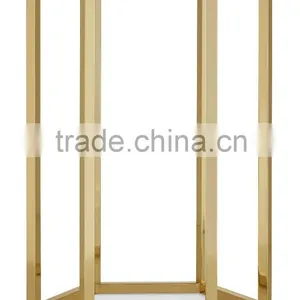 Sofa Mirrored Metal Side Table thumbnail-3