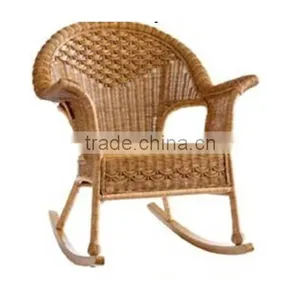 Rocking Chair For Elderly Round Rattan Material thumbnail-1
