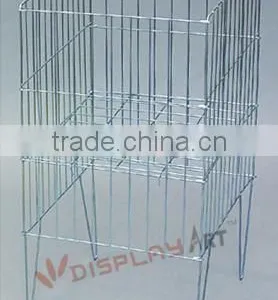 Customized Metal Wire Dump Bins thumbnail-1