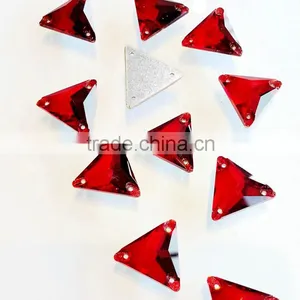 Triangle Sew on Rhinestones U3270 thumbnail-1