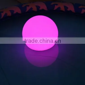 Colorful Rechargeable PE Plastic IP68 Remote Control Swimming Pool Ball thumbnail-6