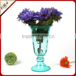 Wholesale Direct Sales Creative Glass Vase for Wedding Centerpiece / Flower Shape Cheap Glass Flower Vase for Terrarium thumbnail-5