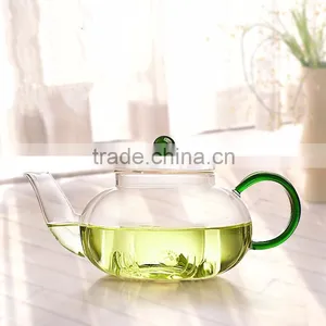 Wholesale 600ml Glass Teapot With Glass Lid High Borosilicate Glassware 6073 ML Glass thumbnail-4