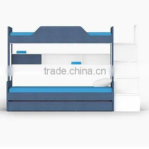 Modern Design Kids Bunk Bed With Cowboy Color thumbnail-2