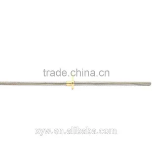 T8*8 mm Lead Screw 400 mm 8mm Lead Trapezoidal Spindle Screw Lead Screw Rod T Shape Linear Rail Bar Shaft Brass Nut thumbnail-3