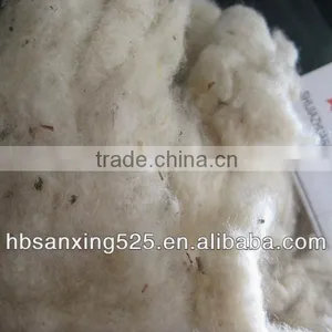 Chinese Wool Noil, 21.5mic, 20-40mm, Raw White Color, VM<5%,nice Quality thumbnail-2