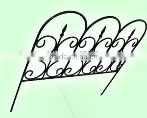 Dark Green Border Fencing Wire Garden Fence Path Support thumbnail-1