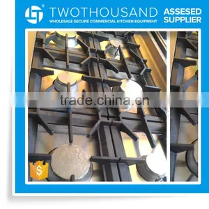 Free Standing Stainless Steel Gas Cooker With 6 Burners and 1 Oven 1 Cabinet thumbnail-5
