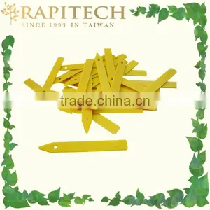 4 Inch Yellow Gardening Plastic Plant Tag Plant Label Plant Growing Marker thumbnail-2