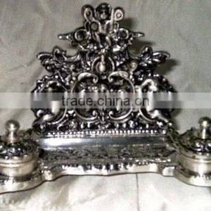 Pewter Finish DESKTOP and Table Ware thumbnail-1