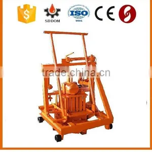 Environment-friendly QT40-3C Burning-free Portable Hollow Concrete Block Making Machine,movable Concrete Brick Maker on Sale thumbnail-1
