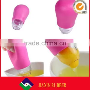 100% Food Grade Silicone Egg White Separator, Egg Yolk Suction Separator Divider Filter thumbnail-4